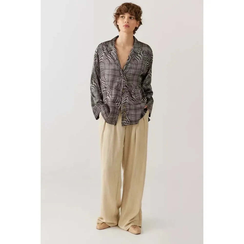 URBAN OUTFITTERS UO Supernova Souvenir Button Down Shirt S Long Sleeve AOP - Picture 3 of 3
